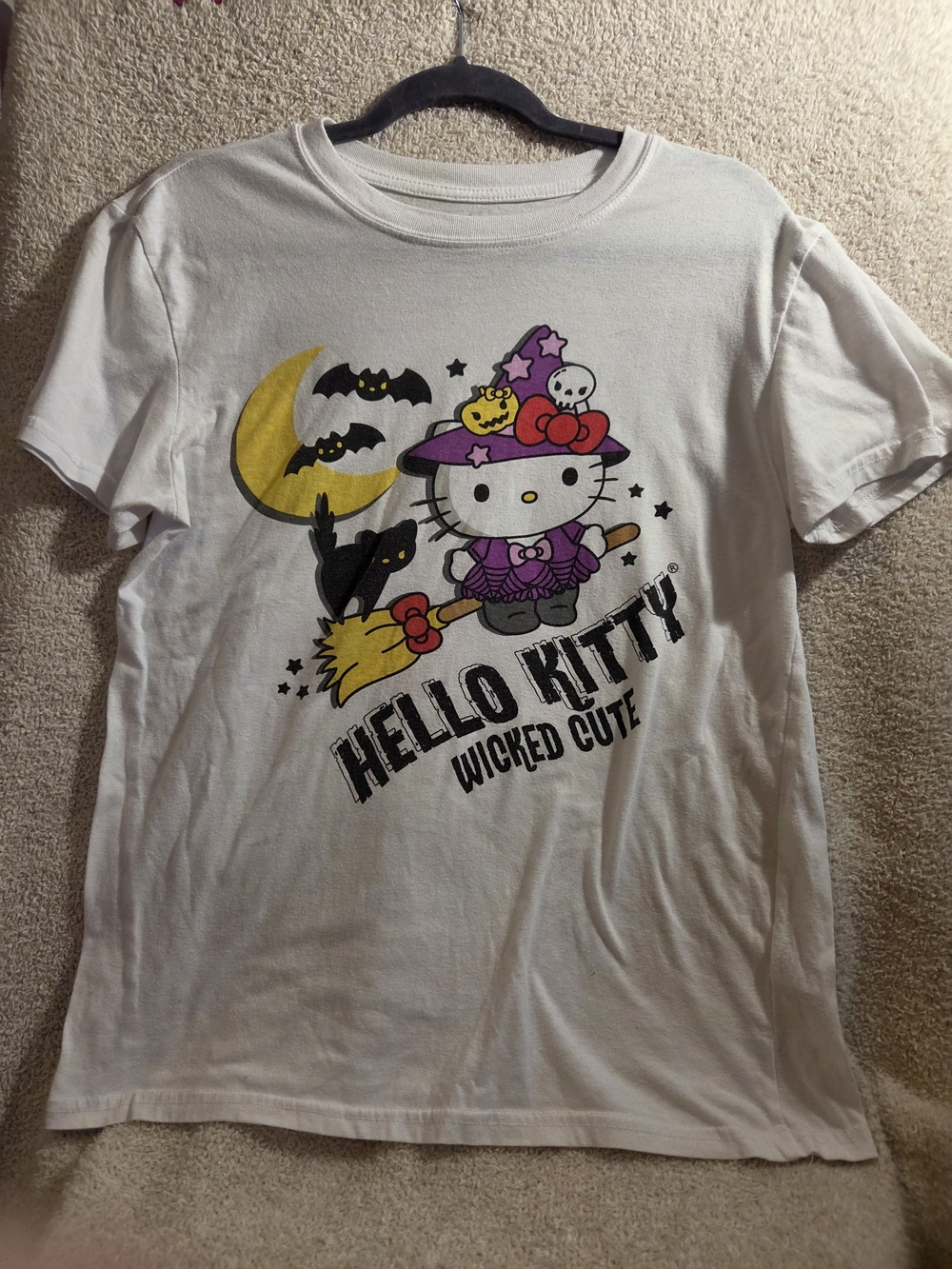 Hello Kitty "Wicked Cute" White Kids Graphic Tee